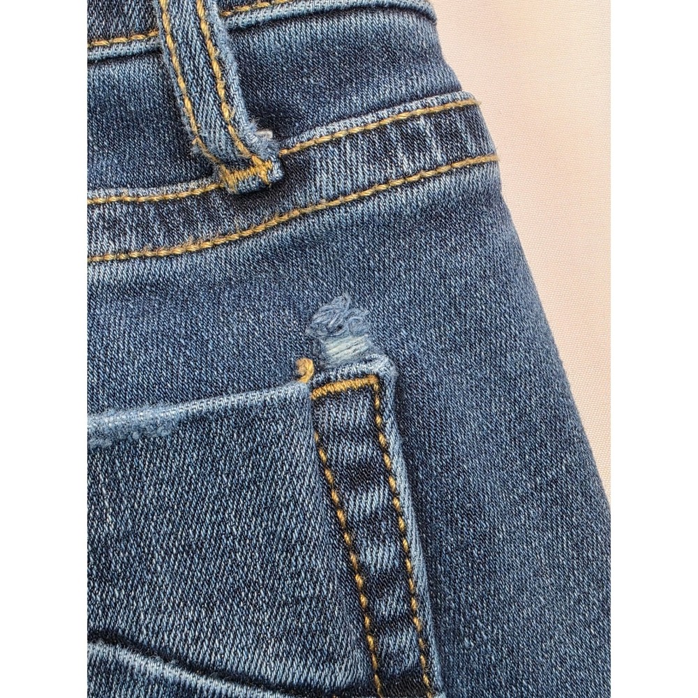 BKE Stella Low Rise Ankle Skinny Jeans Medium Wash Distressed Hem 31 - Picture 6 of 14
